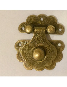 Fermoir  fleur bronze 2